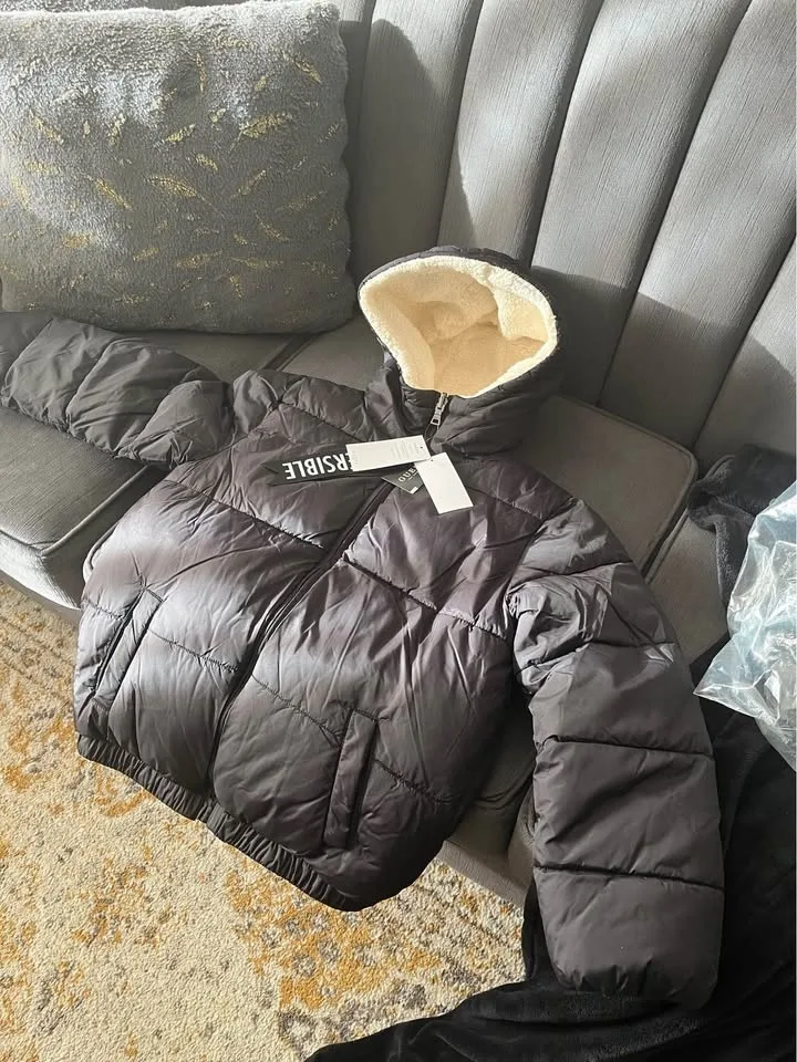 New Guess Reversible jacket kids size 12 image indicator(2)