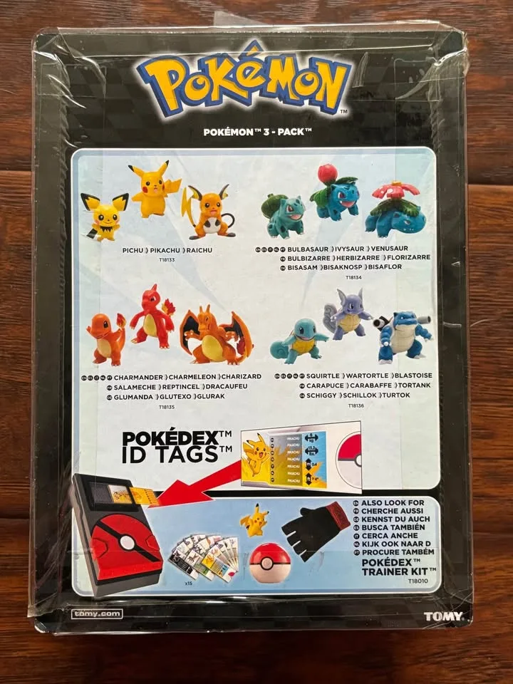 Tomy Pokemon 3-pack Charmander Charmeleon Charizard image indicator(2)