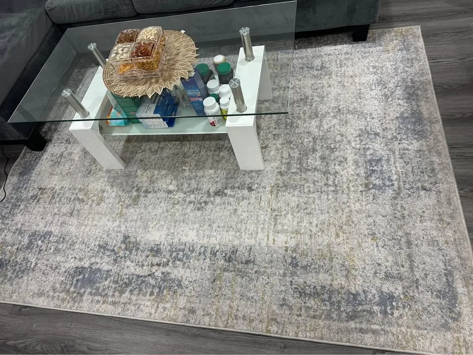 FULL SET – Sofa + Glass Table + Rug + cushions image indicator(2)