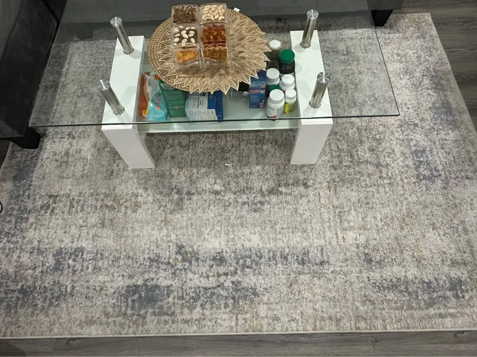 FULL SET – Sofa + Glass Table + Rug + cushions image indicator(9)