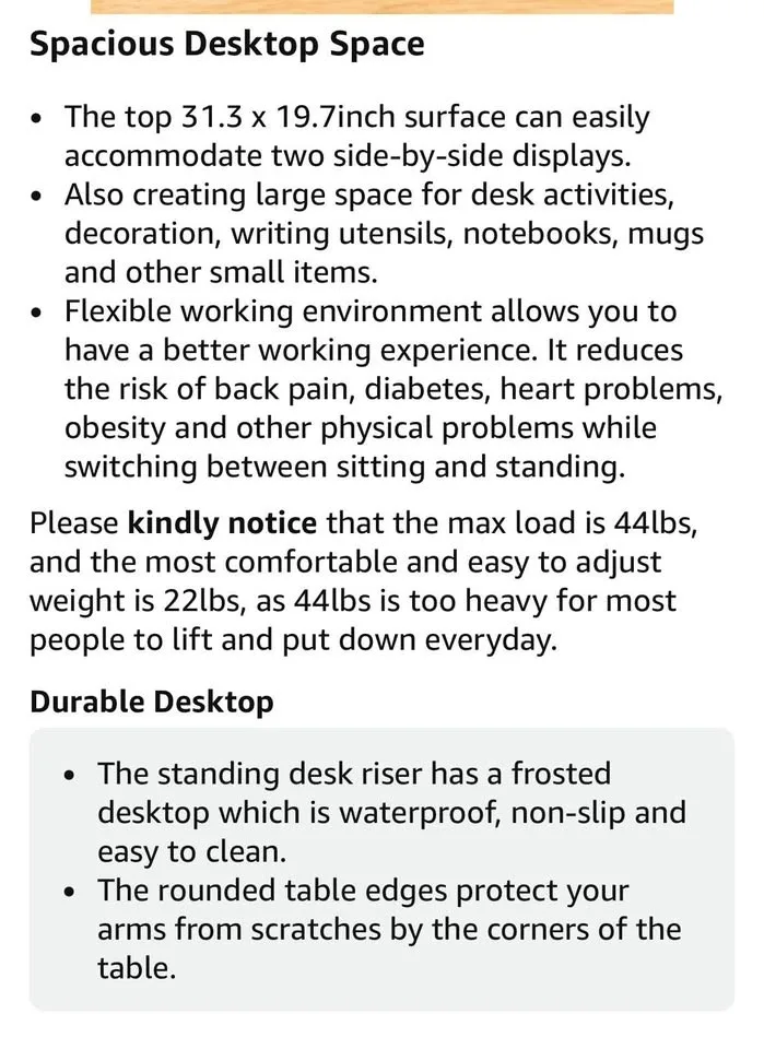 Standing Desk Converter image indicator(4)