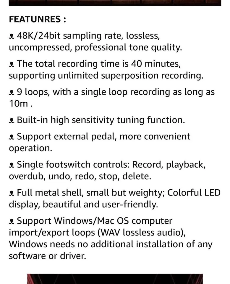 Guitar Loop Pedal image indicator(3)