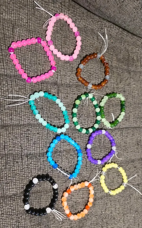 Glass Bead Bracelets - $10 each image indicator(3)