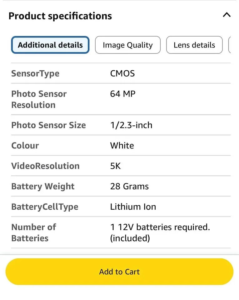 G-Anica 5K Digital Camera 64MP image indicator(6)