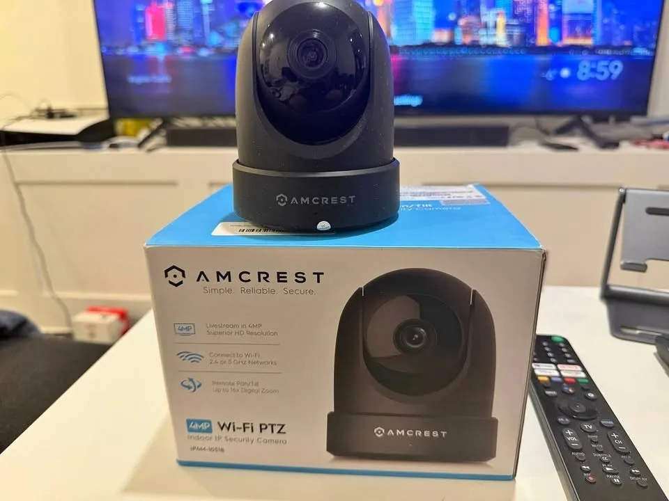 Amcrest IP4M-1051B 4MP WiFi Camera Dome PanTilt 5ghz/2.4ghz