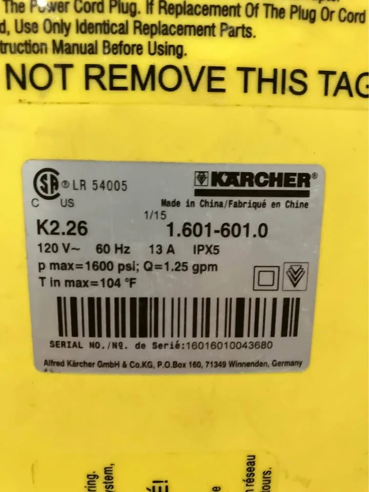 Karcher K2 Pressure Washer image indicator(3)