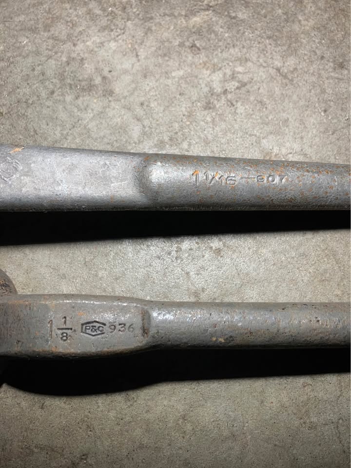 Vintage Spud Wrenches 1 1/16” 1 1/8” - photo 2