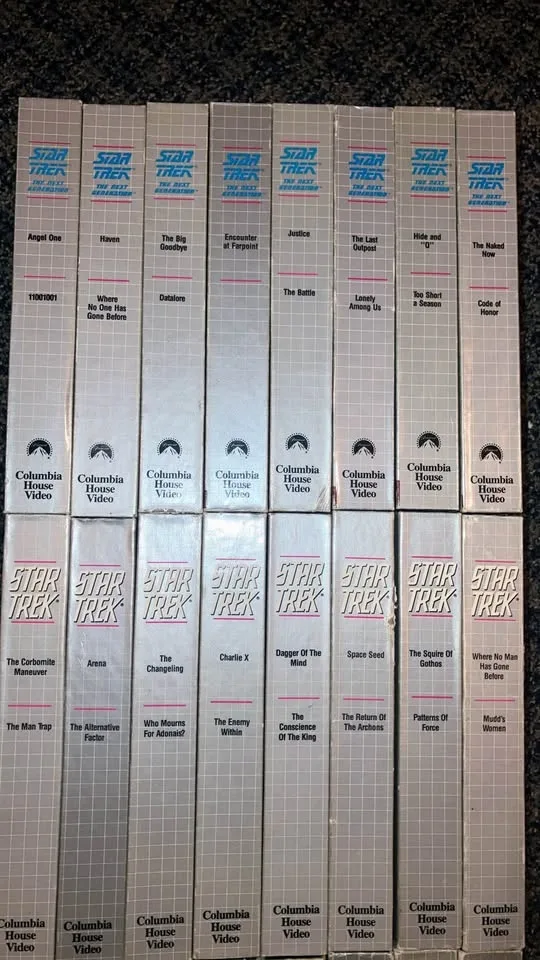 Vintage Star Trek VHS Collection – Columbia House & CBS image indicator(3)