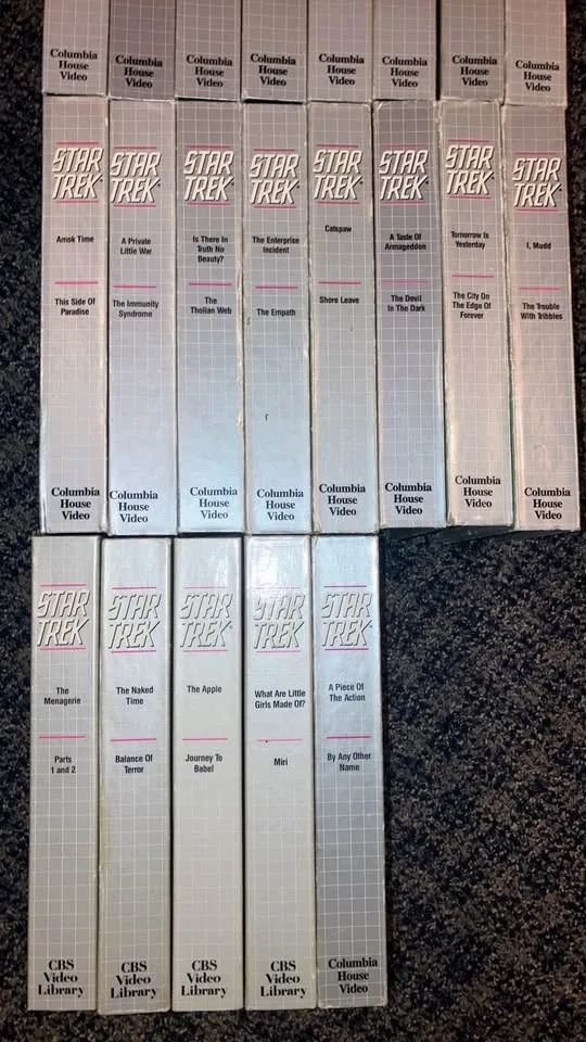 Vintage Star Trek VHS Collection – Columbia House & CBS image indicator(4)
