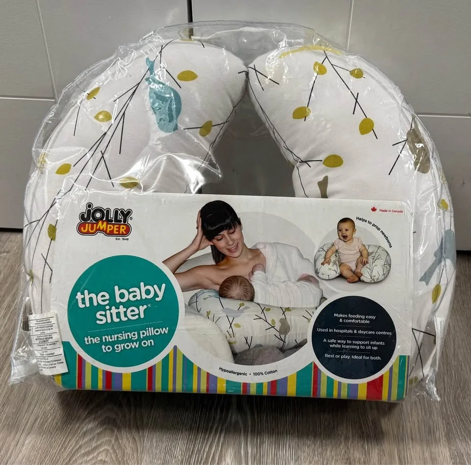 Baby Sitter Nursing and Play Cushion - Earthtone Birdies image indicator(4)