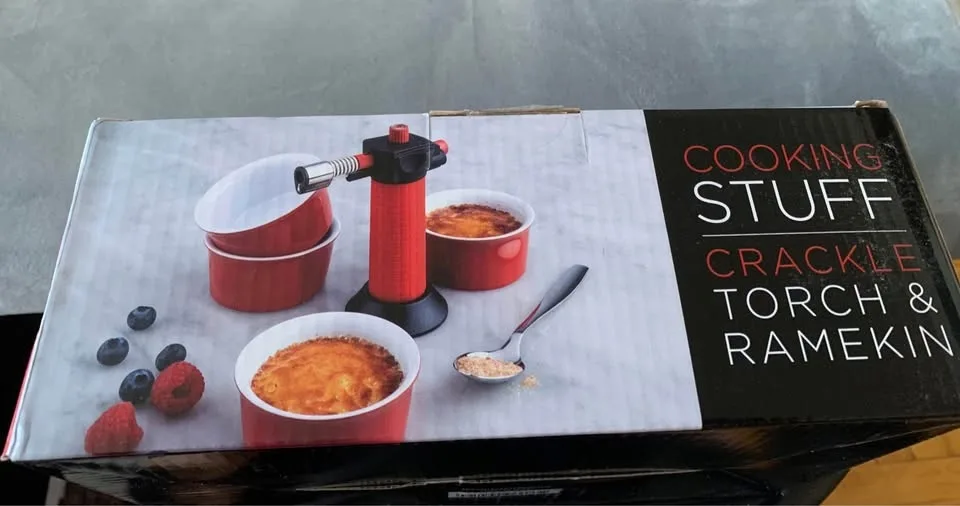 TORCH & RAMEKIN, Set includes 4 ramekin dishes, Brand new image indicator(2)