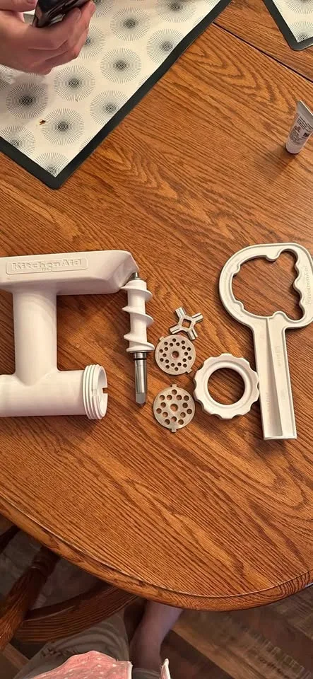 Kitchen aid meat grinder attachment #cleanout