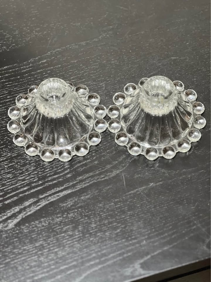 Anchor Hocking Berwick-Boopie candlestick holders - photo 5