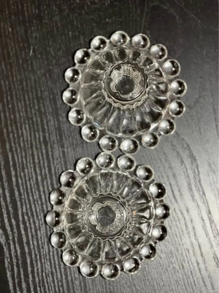 Anchor Hocking Berwick-Boopie candlestick holders #cleanout image indicator(6)