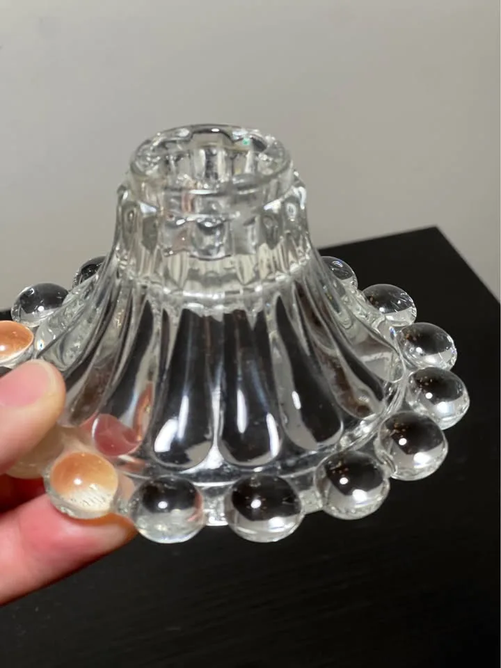 Anchor Hocking Berwick-Boopie candlestick holders #cleanout image indicator(10)