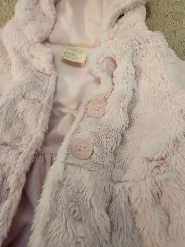 First Impressions Baby Faux Fur Coat (0-3 M) #Cleanout image indicator(2)