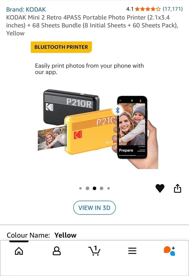 KODAK Mini 2 Portable Photo Printer image indicator(3)