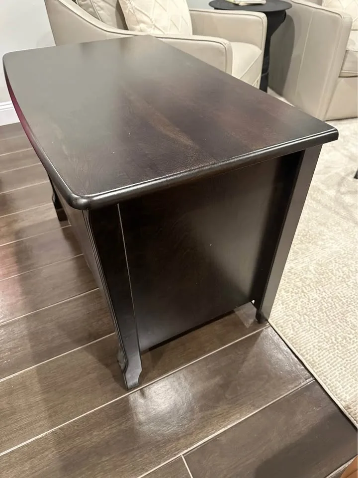 Dutalier Dark Ebony Solid Wood Storage Chest image indicator(2)