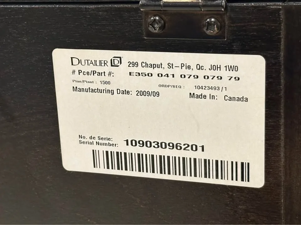 Dutalier Dark Ebony Solid Wood Storage Chest image indicator(6)