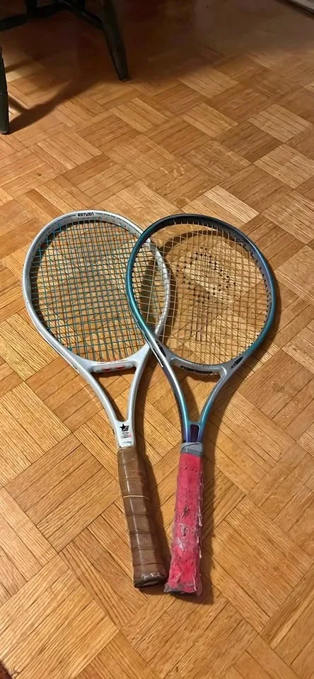 Rare vintage tennis rackets
