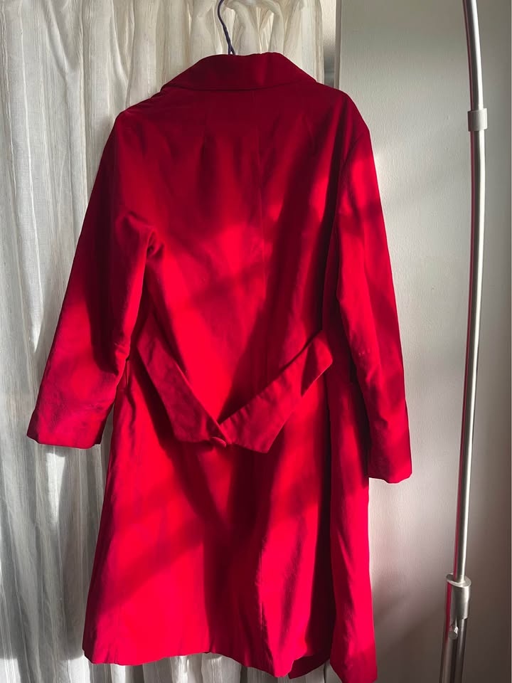 Vintage 100% cotton velvet coat - photo 3