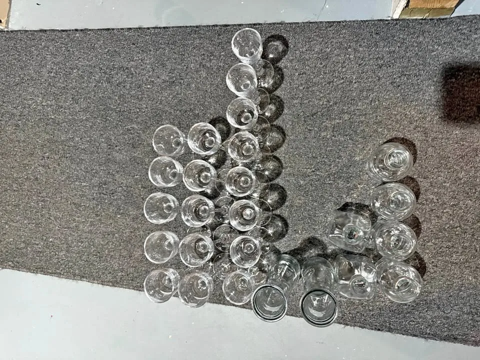 Candle holders and flower vases. Wedding Decor