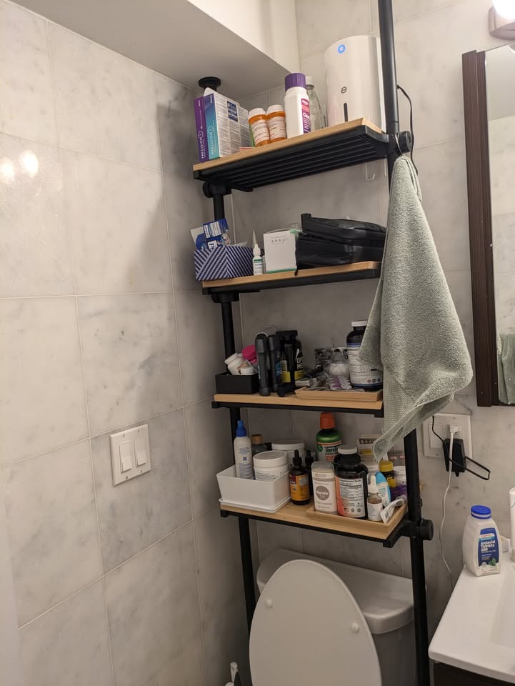 Over-toilet (or other small space) storage - photo 2