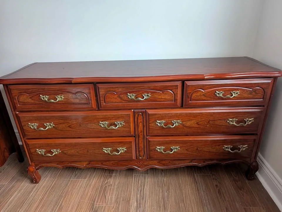 Solid wood dresser - vintage, very sturdy, CLEAR OUT SALE