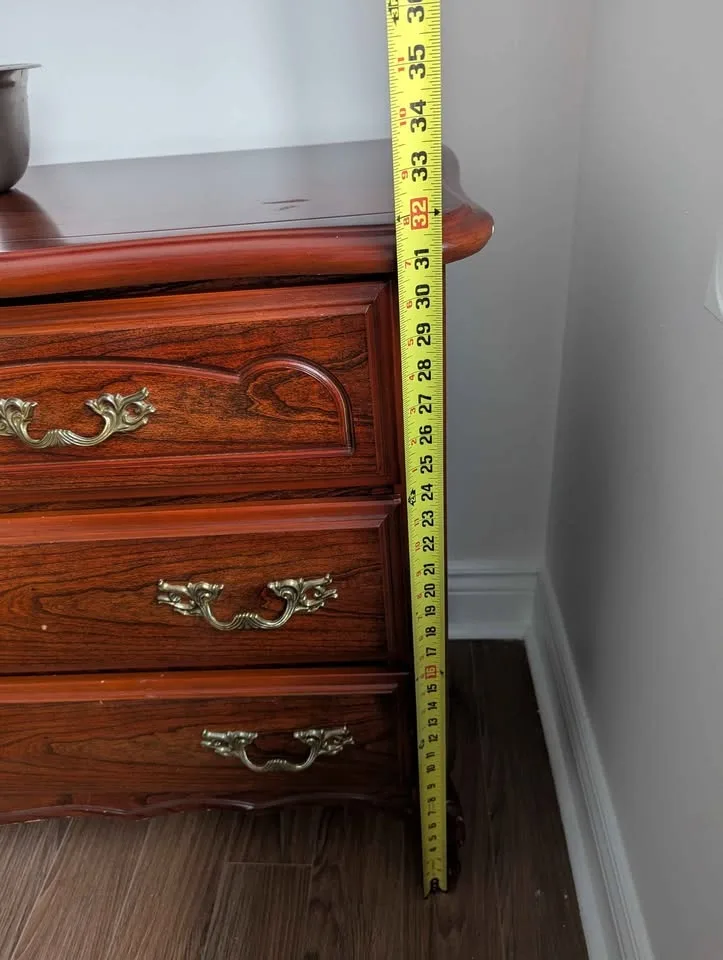 Solid wood dresser - vintage, very sturdy, CLEAR OUT SALE image indicator(8)