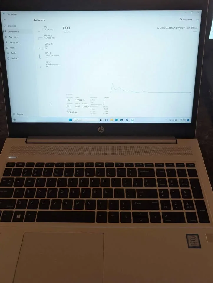 HP ProBook 450 G4 – i7 8th Gen / 8GB / 256GB SSD / Nvidia – 15.6 image indicator(9)