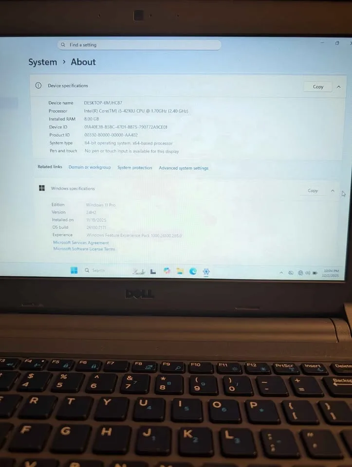 Dell Latitude 3340 – i5 / 8GB RAM / 128GB SSD – 13.3” image indicator(8)