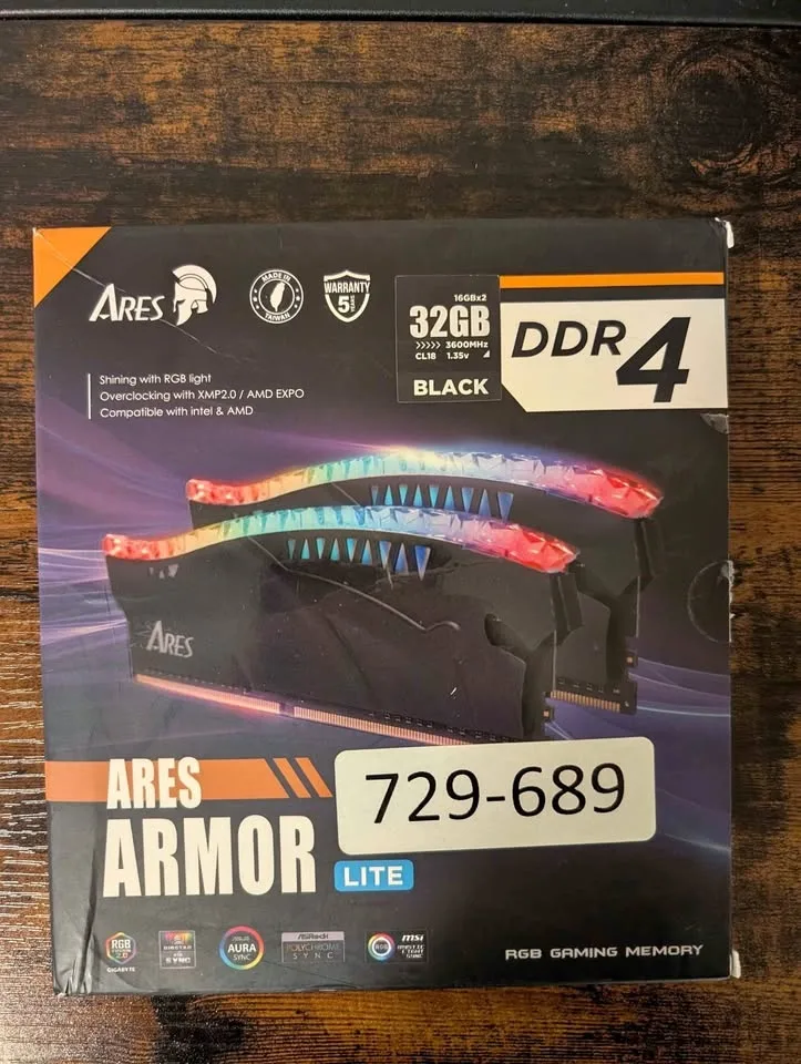 DATO 32GB - 16GB x2 DDR4 RGB RAM (3200MHz)