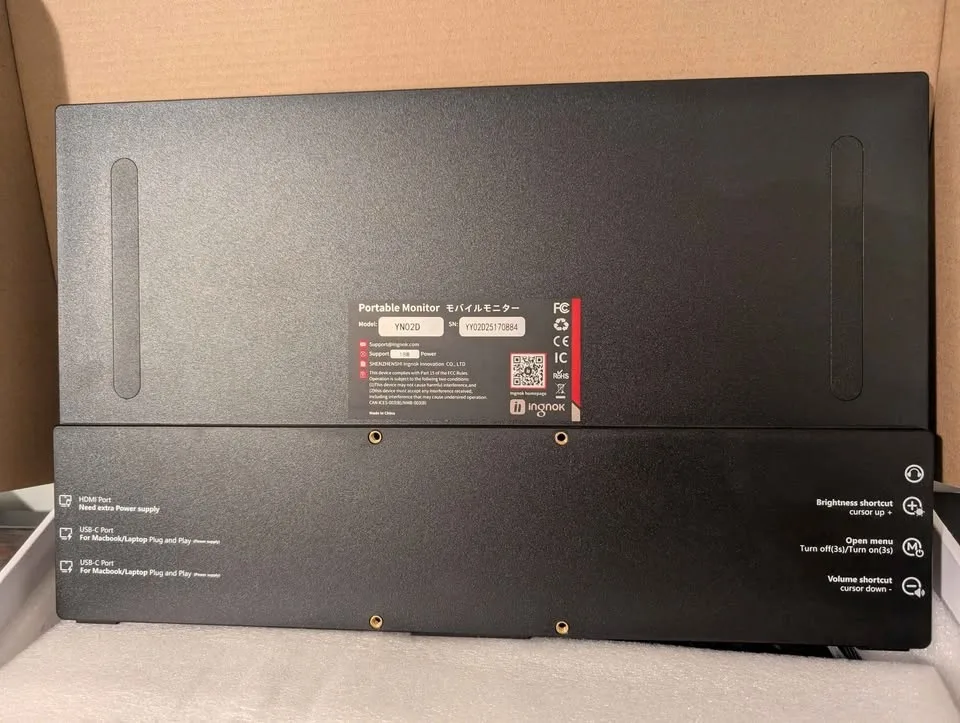 Ingnok 15.6” Portable Monitor (1080p FHD) image indicator(5)