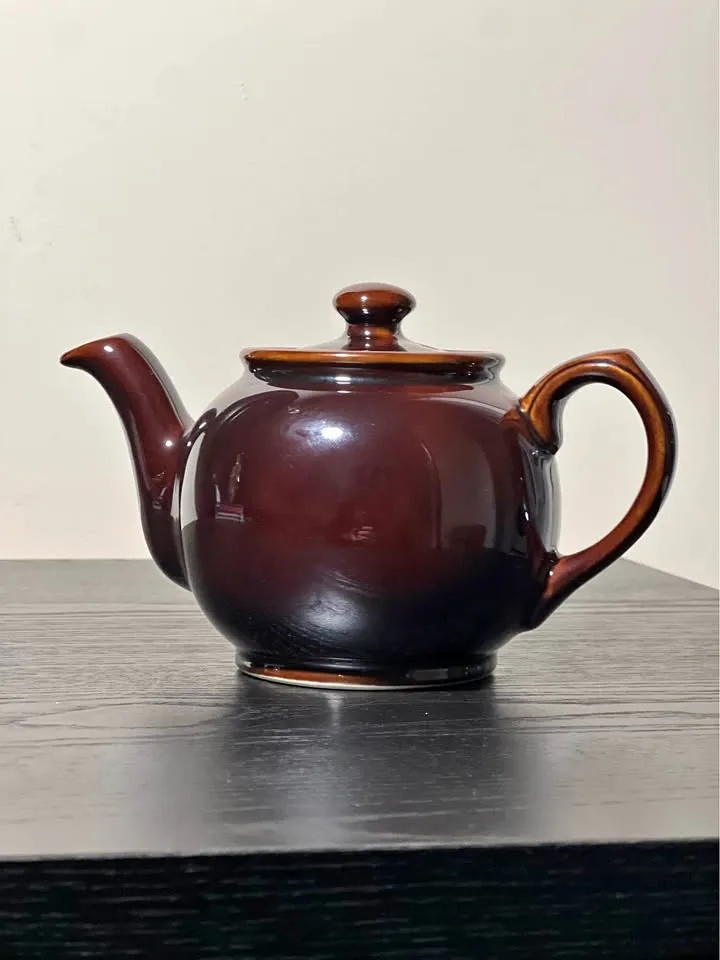 Sadler "Brown Betty" style teapot England #cleanout