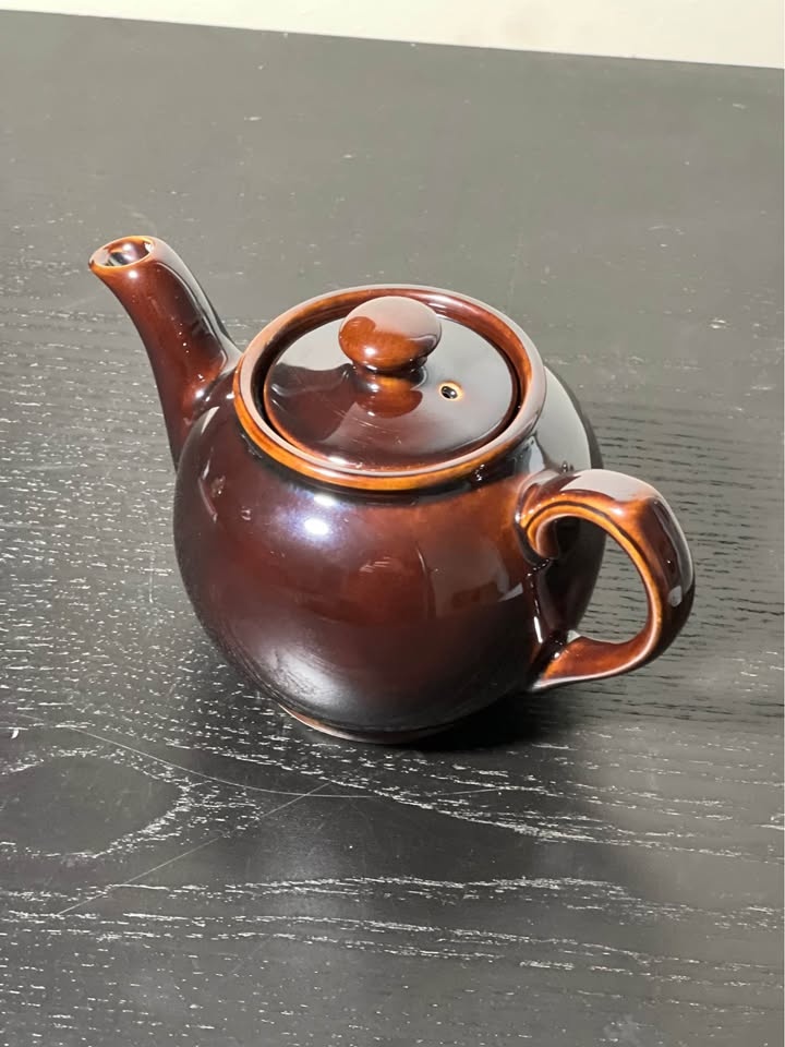 Sadler "Brown Betty" style teapot England #cleanout - photo 2