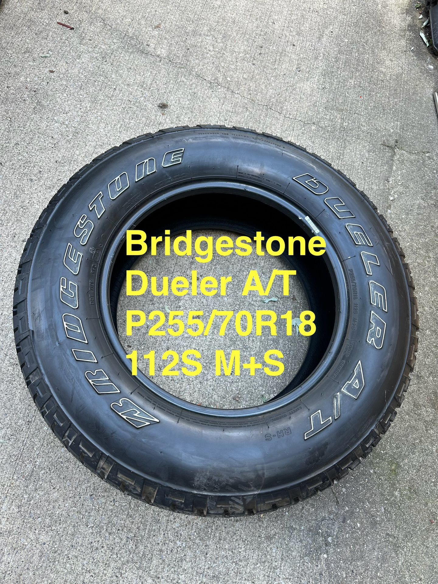 NEW - Bridgestone Dueler A/T Tire