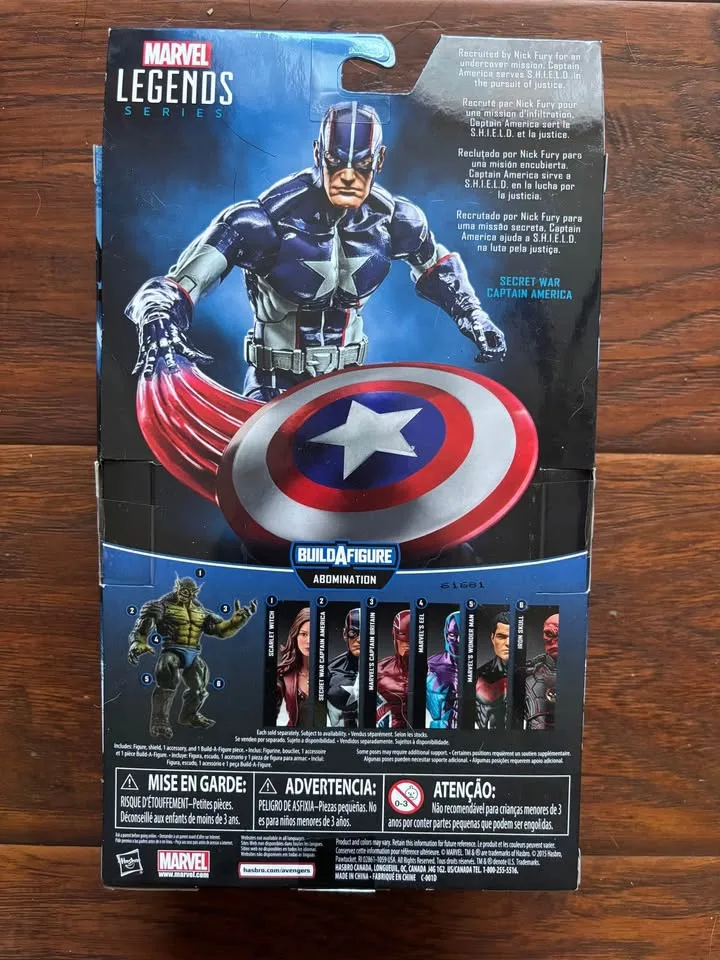 Marvel Legends Secret War Captain America Action Figure image indicator(2)