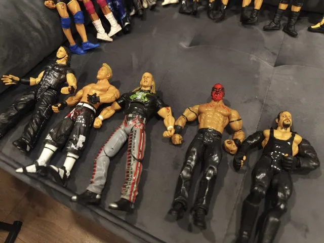 WWE Figurines Mattel & Jakks Pacific (56 Wrestlers $10 Each) image indicator(9)