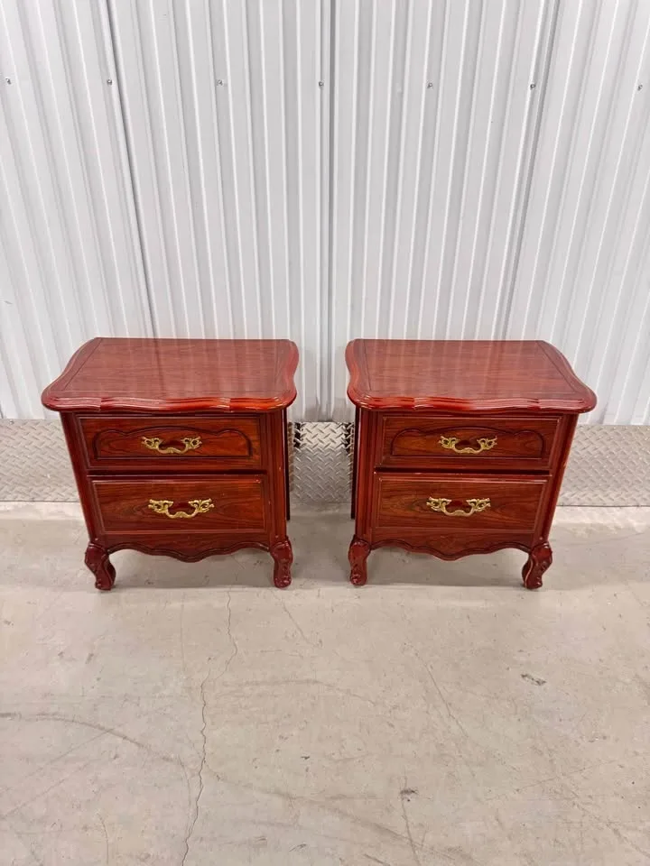 Solid Wood Vintage Nightstands  (DELIVERY AVAILABLE) image indicator(2)
