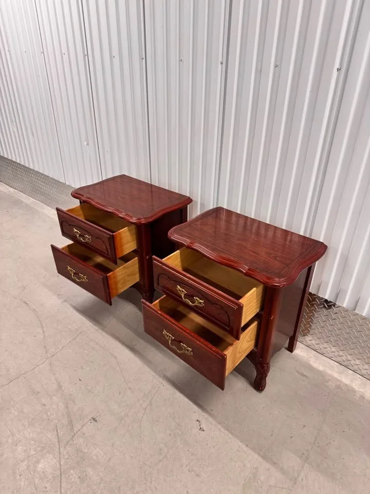 Solid Wood Vintage Nightstands  (DELIVERY AVAILABLE) image indicator(4)