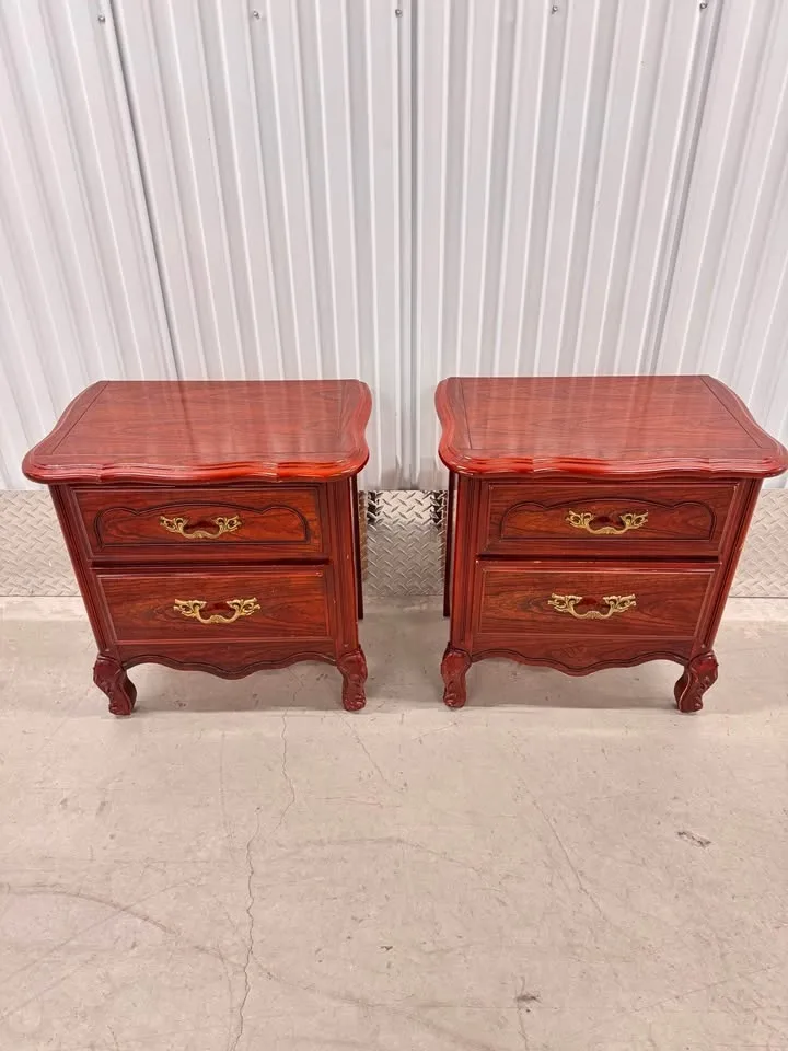 Solid Wood Vintage Nightstands  (DELIVERY AVAILABLE) image indicator(7)