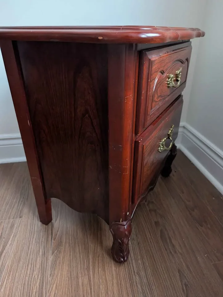 Solid Wood Vintage Nightstands  (DELIVERY AVAILABLE) image indicator(4)