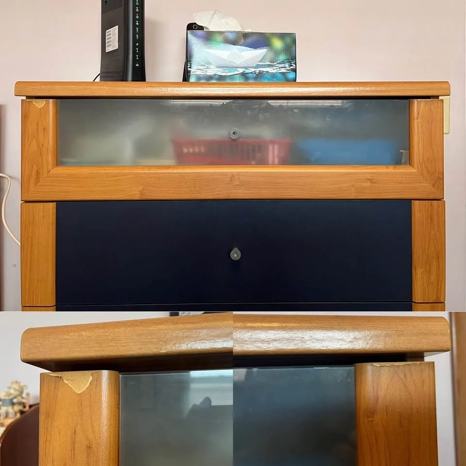 2 x nightstands and a dresser for $300 OBO image indicator(3)