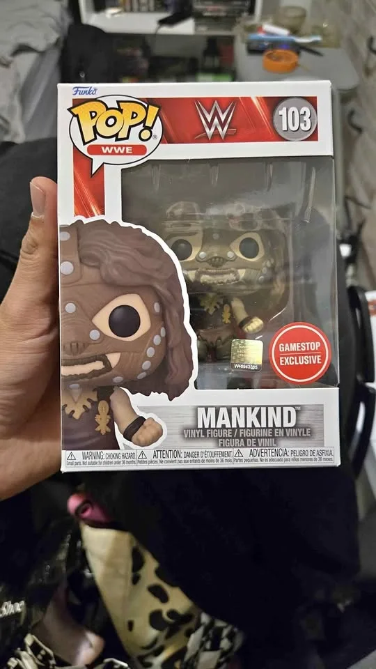 Mankind wwe funko pop