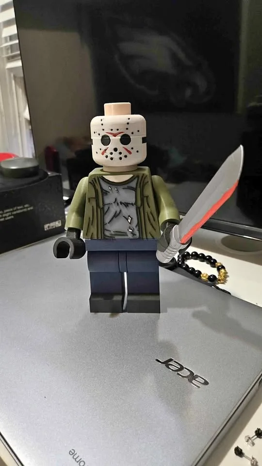 3D printed Jason vorhees lego