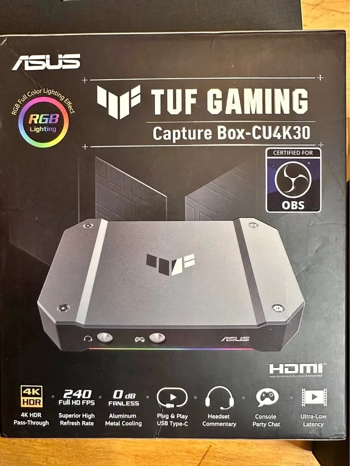 Capture box-cu4k30 tuf gaming