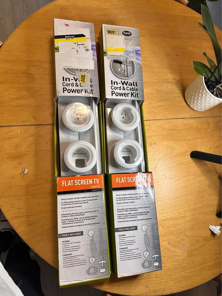 In- wall cord & cable power kit