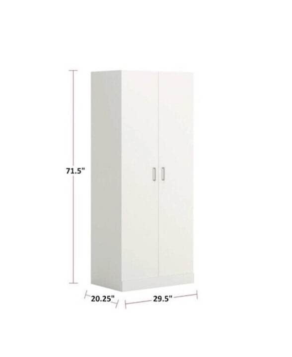 Brand New White Two Door Wardrobe - photo 2