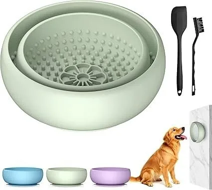 Silicone Lick Bowl for Dogs & Cats 2 Pack #Cleanout image indicator(3)