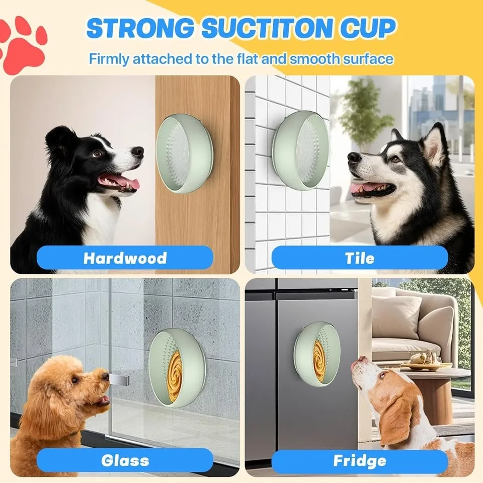 Silicone Lick Bowl for Dogs & Cats 2 Pack #Cleanout image indicator(4)